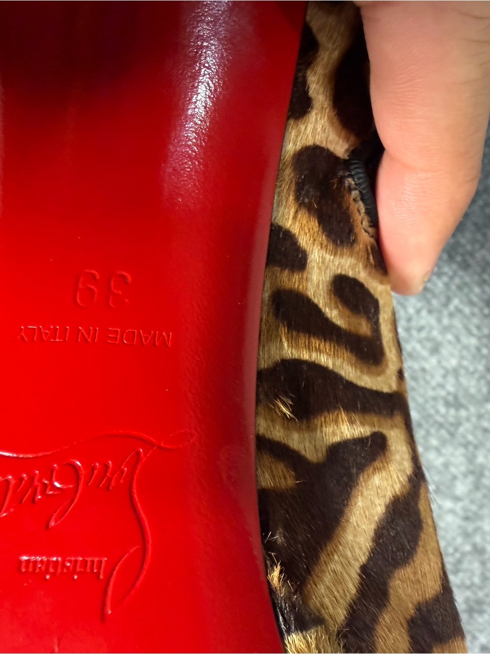 Christian Louboutin Circus Nana 100 Pony Hair Boots size 39. - Picture 3 of 13